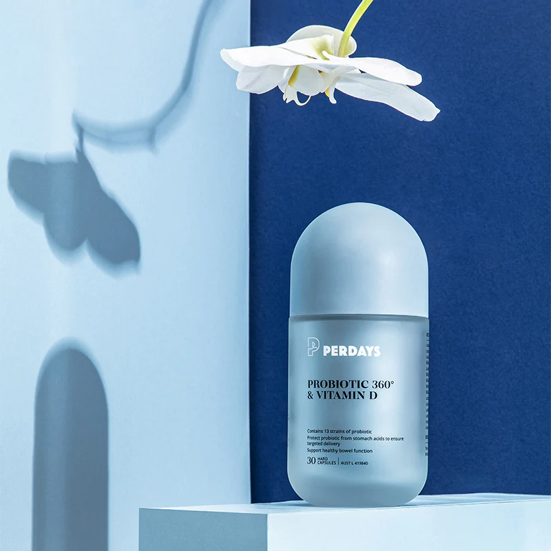 Men Vi Sinh Hỗ Trợ Tiêu Hóa & Giảm Cân Cho Mẹ Bầu - PERDAYS Probiotic 360 & Vitamin D - Hình ảnh 4